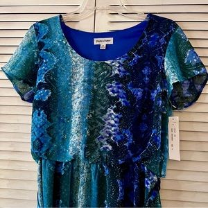 Shelby & Palmer Sheer Casual Dress